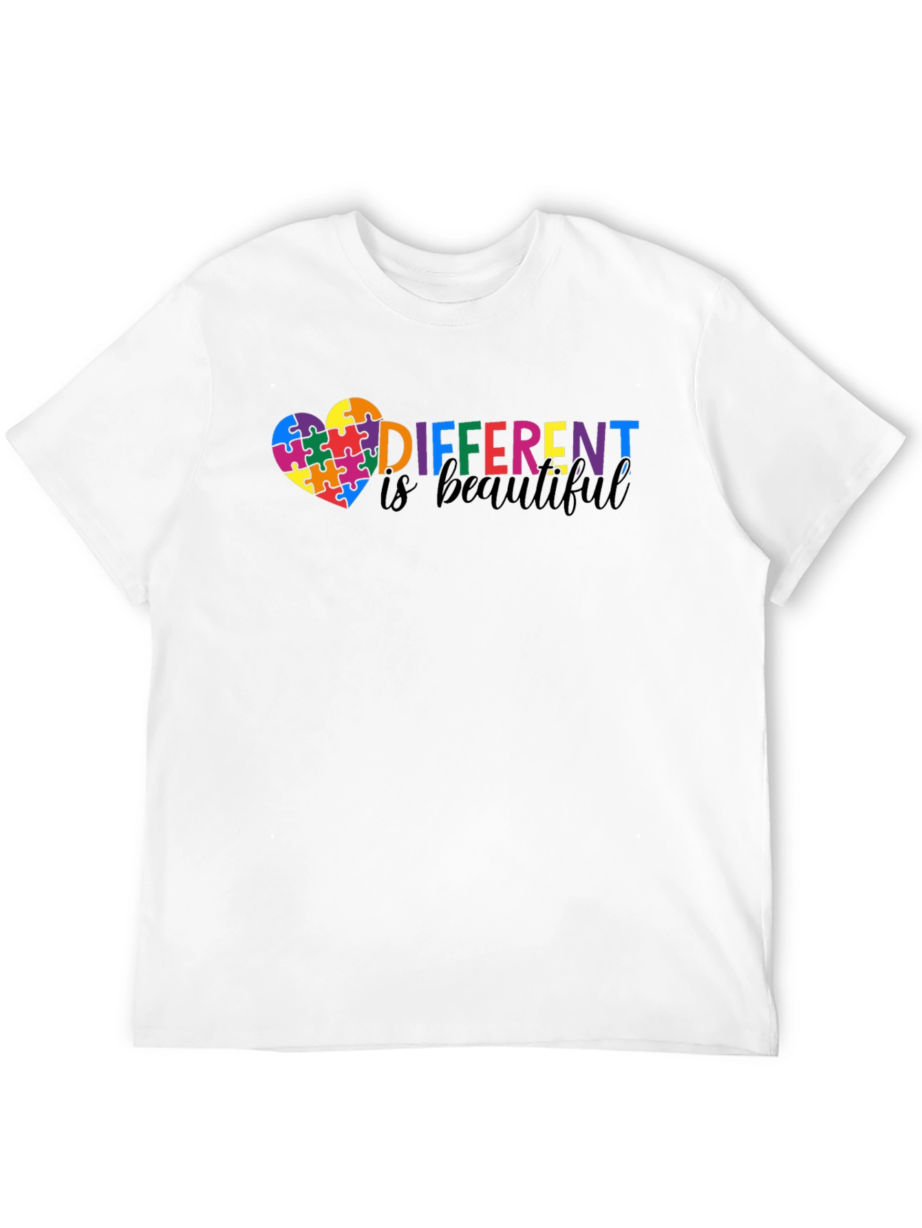 Different Is Beautiful Autism Awareness T-Shirt
