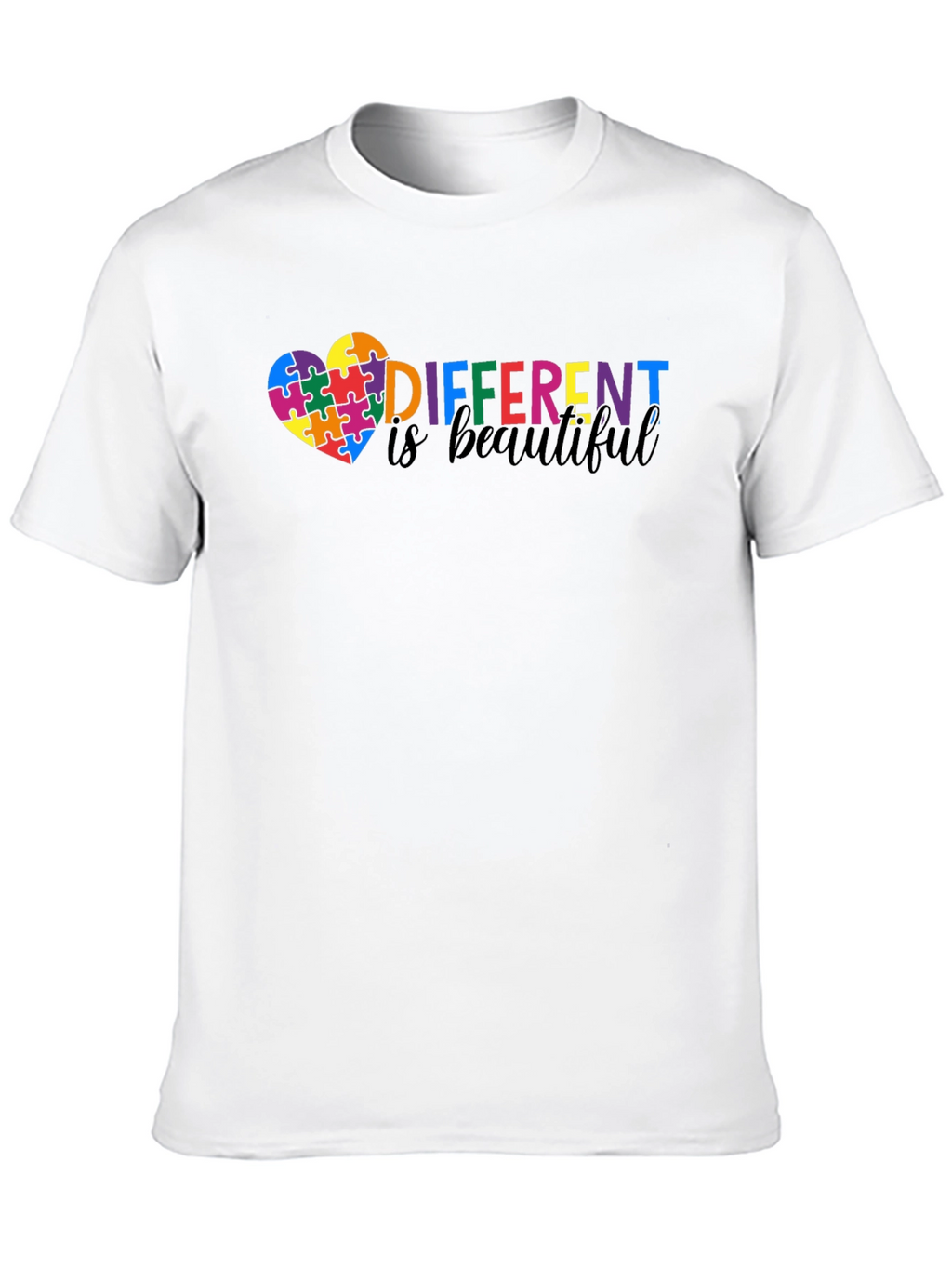 Different Is Beautiful Autism Awareness T-Shirt