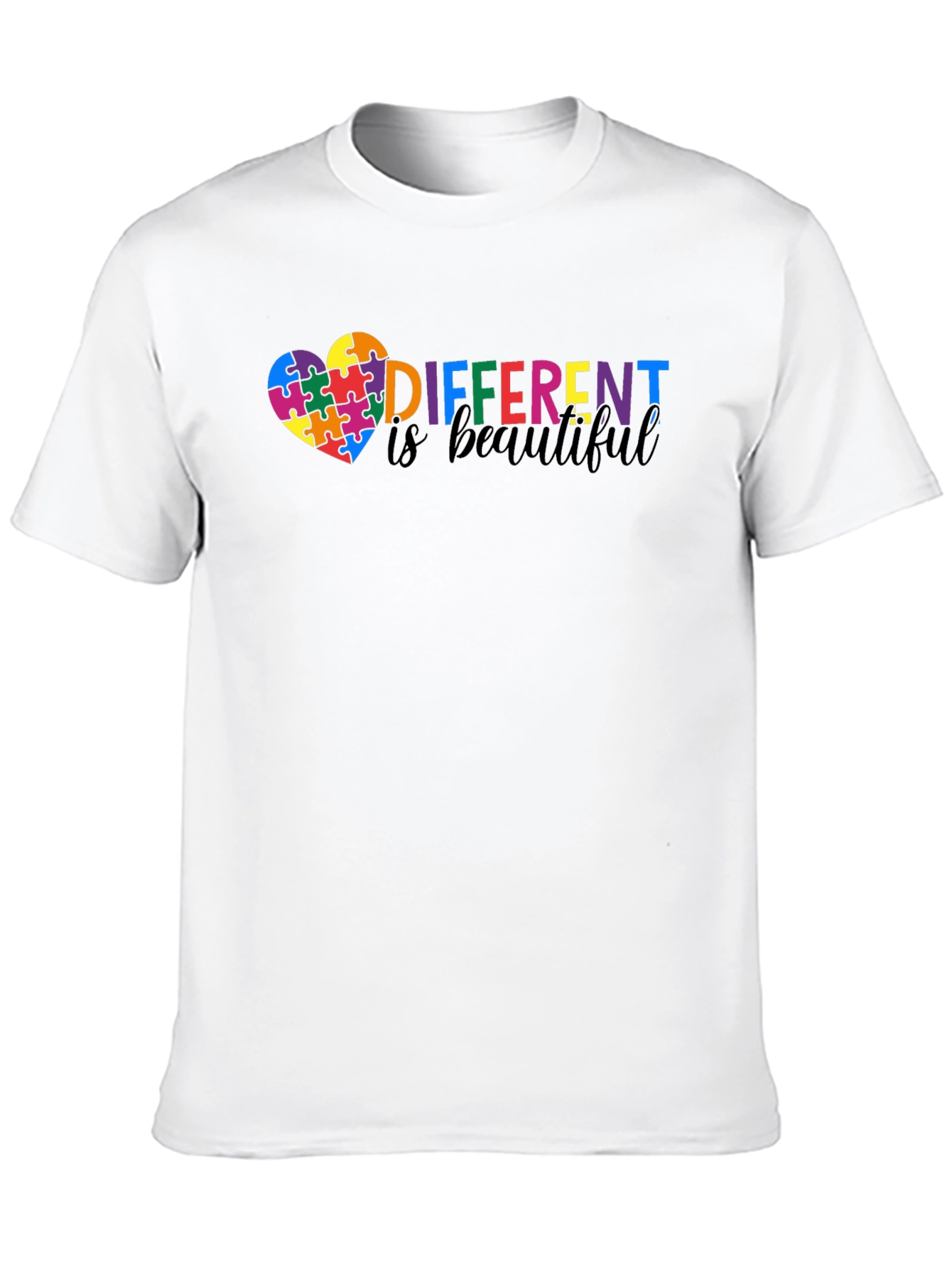 Different Is Beautiful Autism Awareness T-Shirt