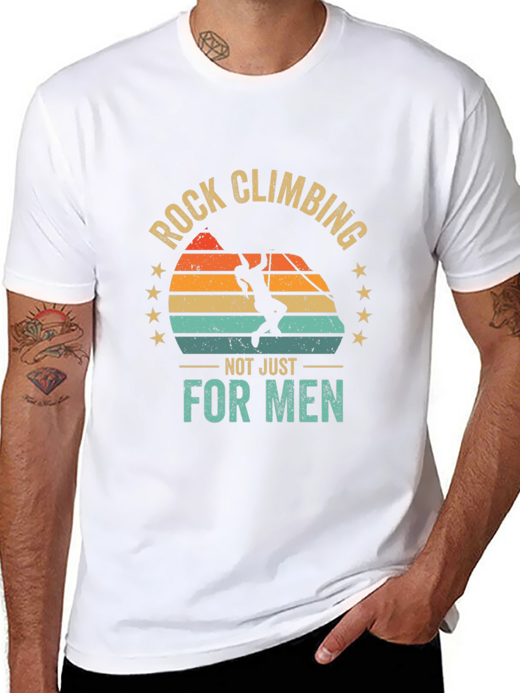 Rock Climbing T-Shirt: Not Just For Men