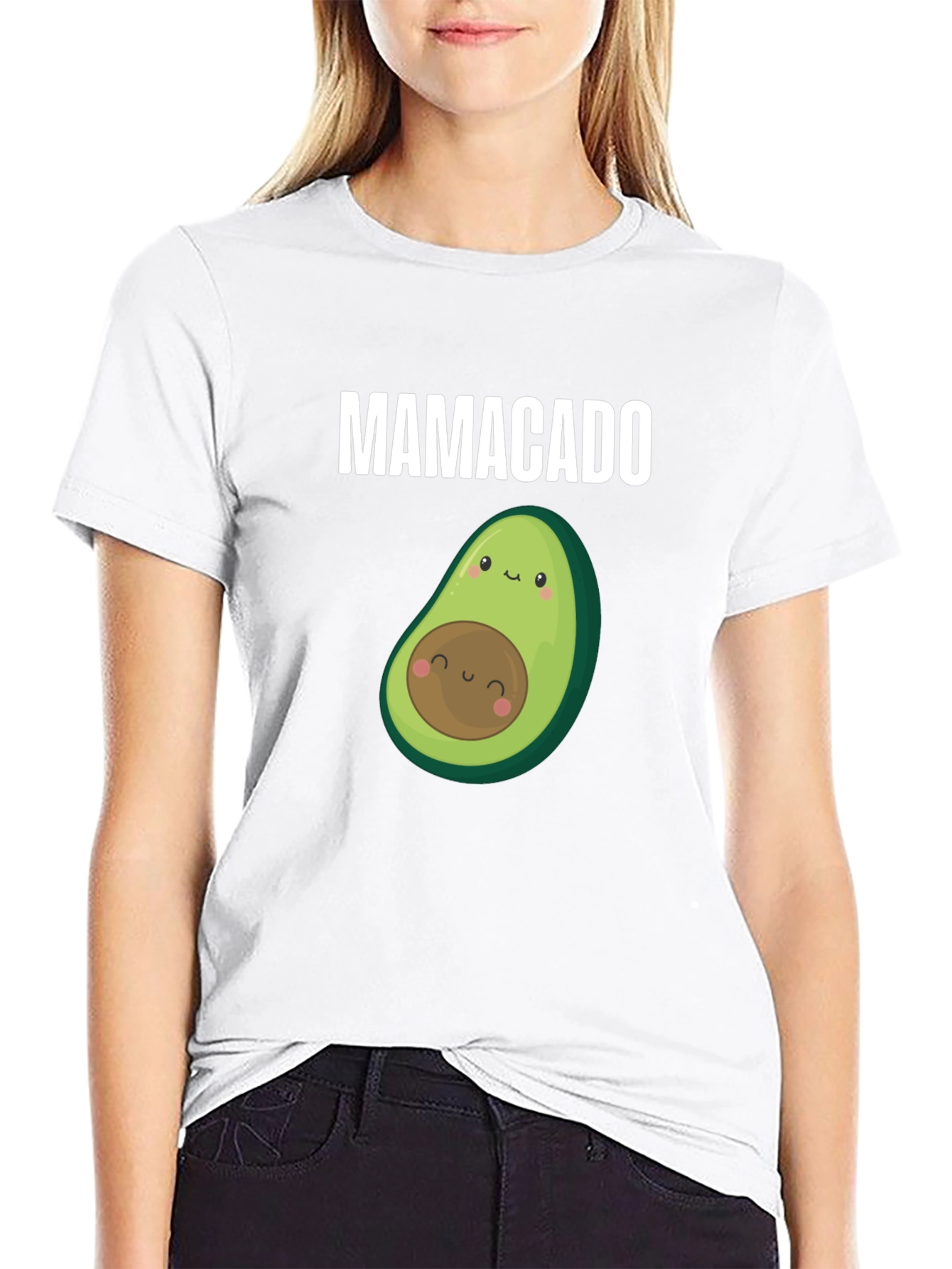 Mamacado Cute Avocado Mothers Day T-Shirt