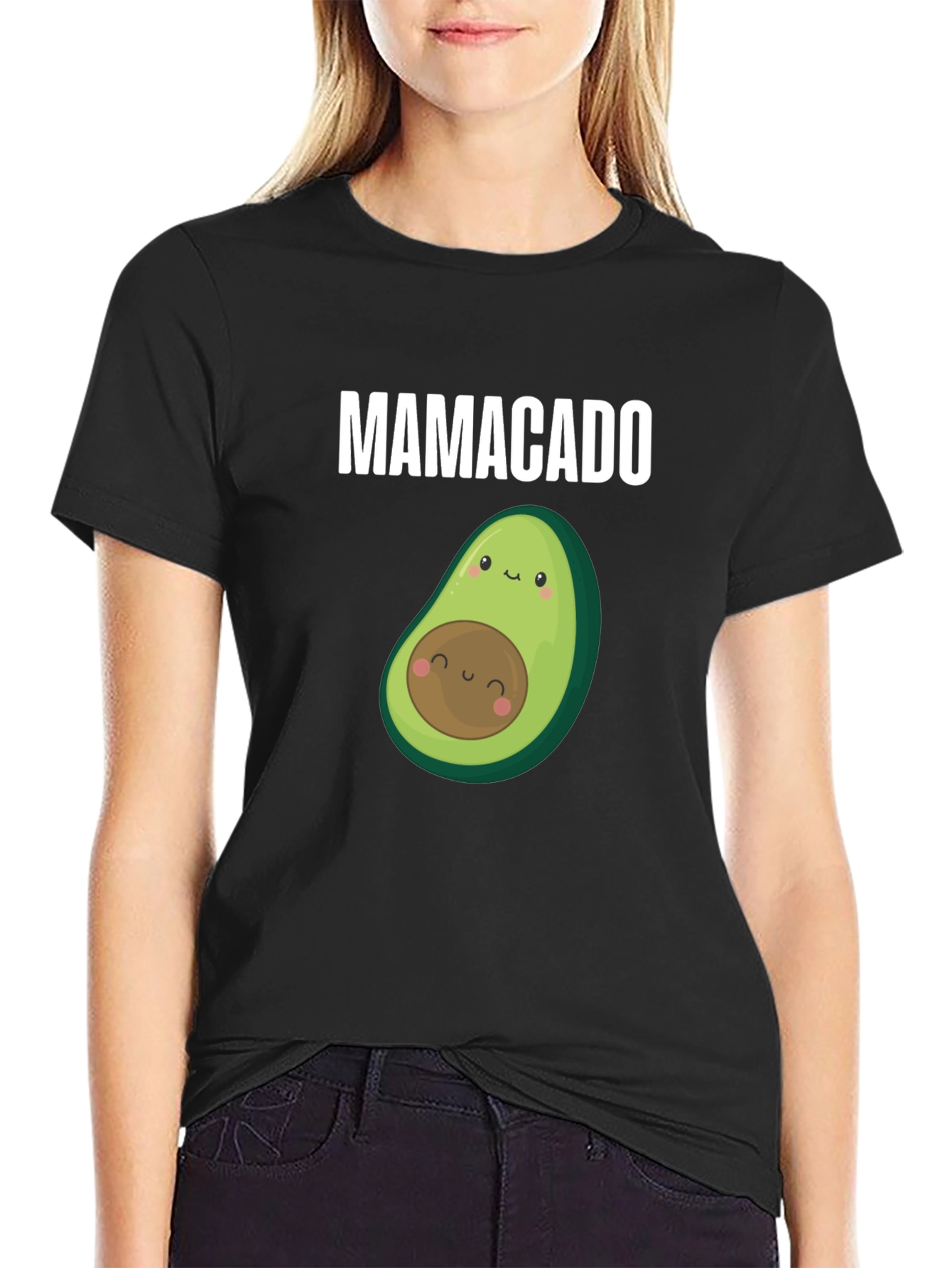 Mamacado Cute Avocado Mothers Day T-Shirt