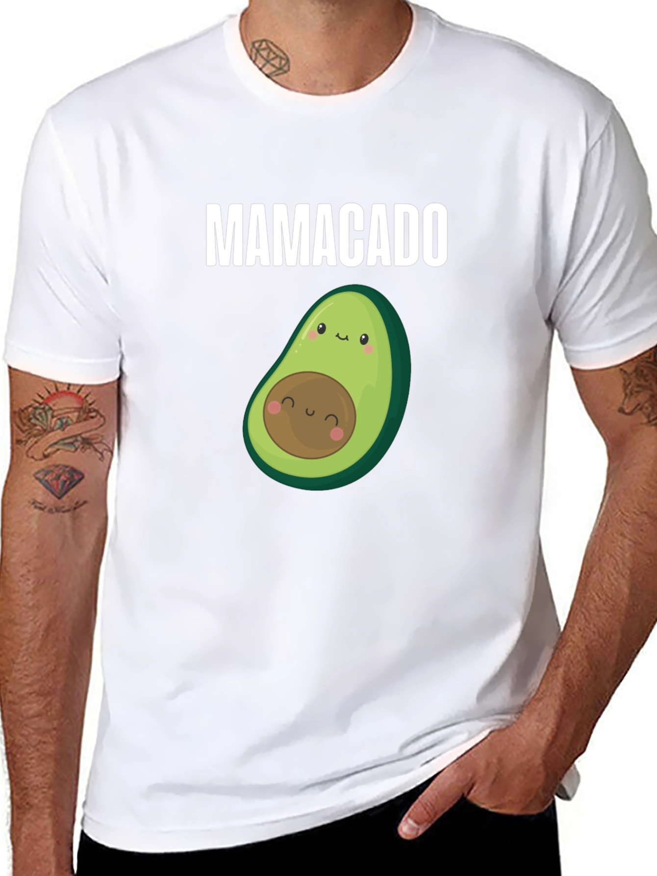 Mamacado Cute Avocado Mothers Day T-Shirt