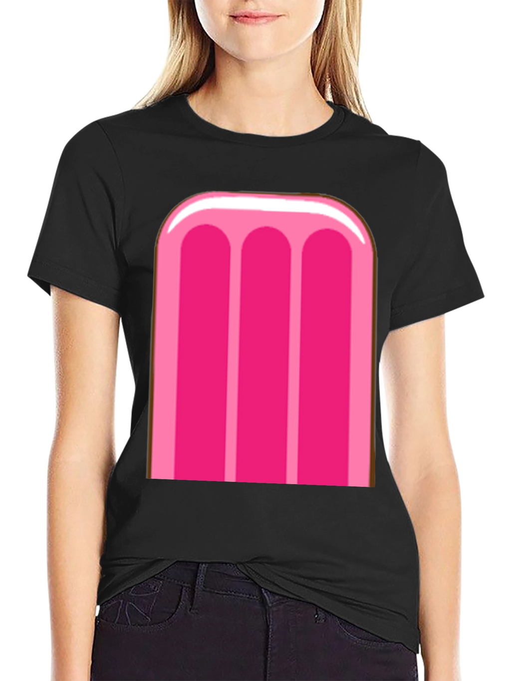Pink Popsicle Graphic Tee - Fun Summer T-Shirt