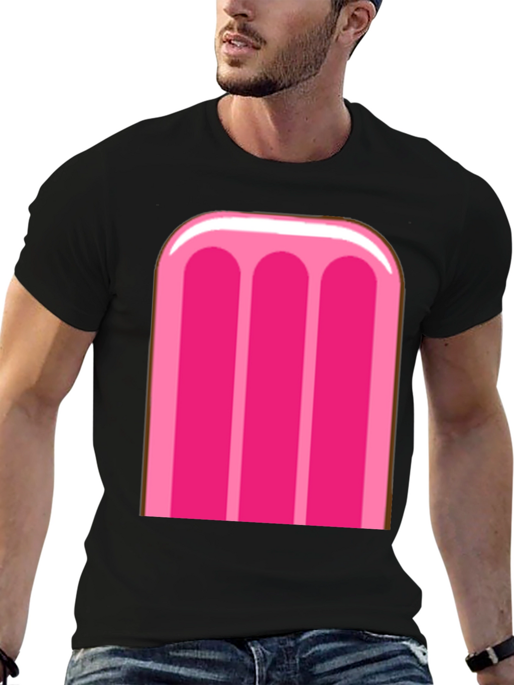 Pink Popsicle Graphic Tee - Fun Summer T-Shirt