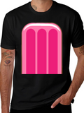Pink Popsicle Graphic Tee - Fun Summer T-Shirt