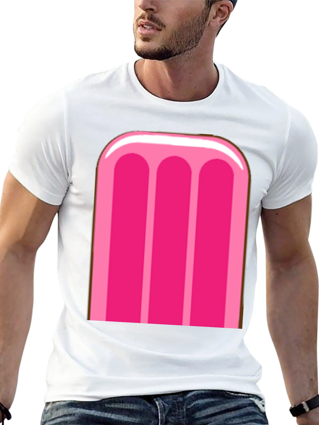 Pink Popsicle Graphic Tee - Fun Summer T-Shirt