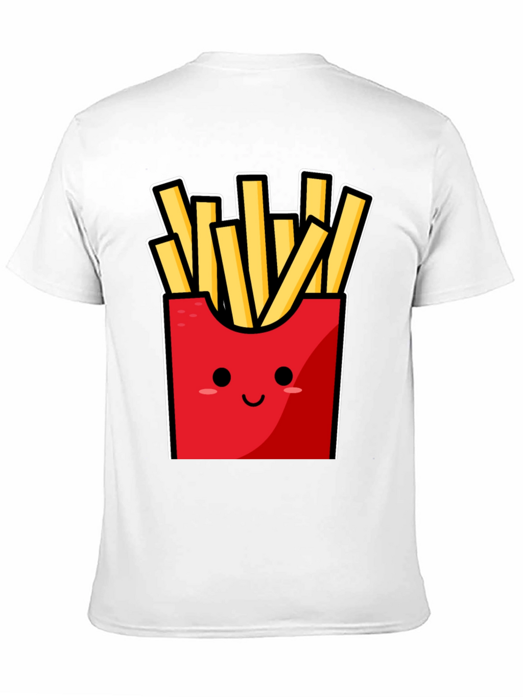 Funny Fries T-Shirt - Cute Cartoon Food Graphic Tee