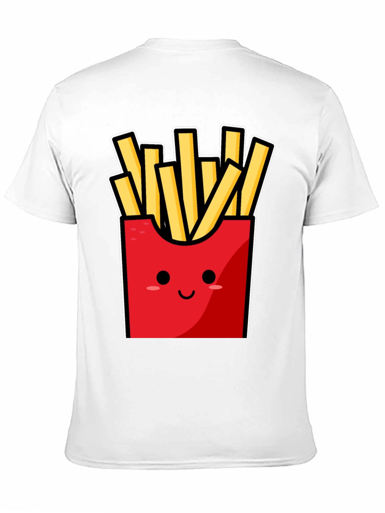 Funny Fries T-Shirt - Cute Cartoon Food Graphic Tee