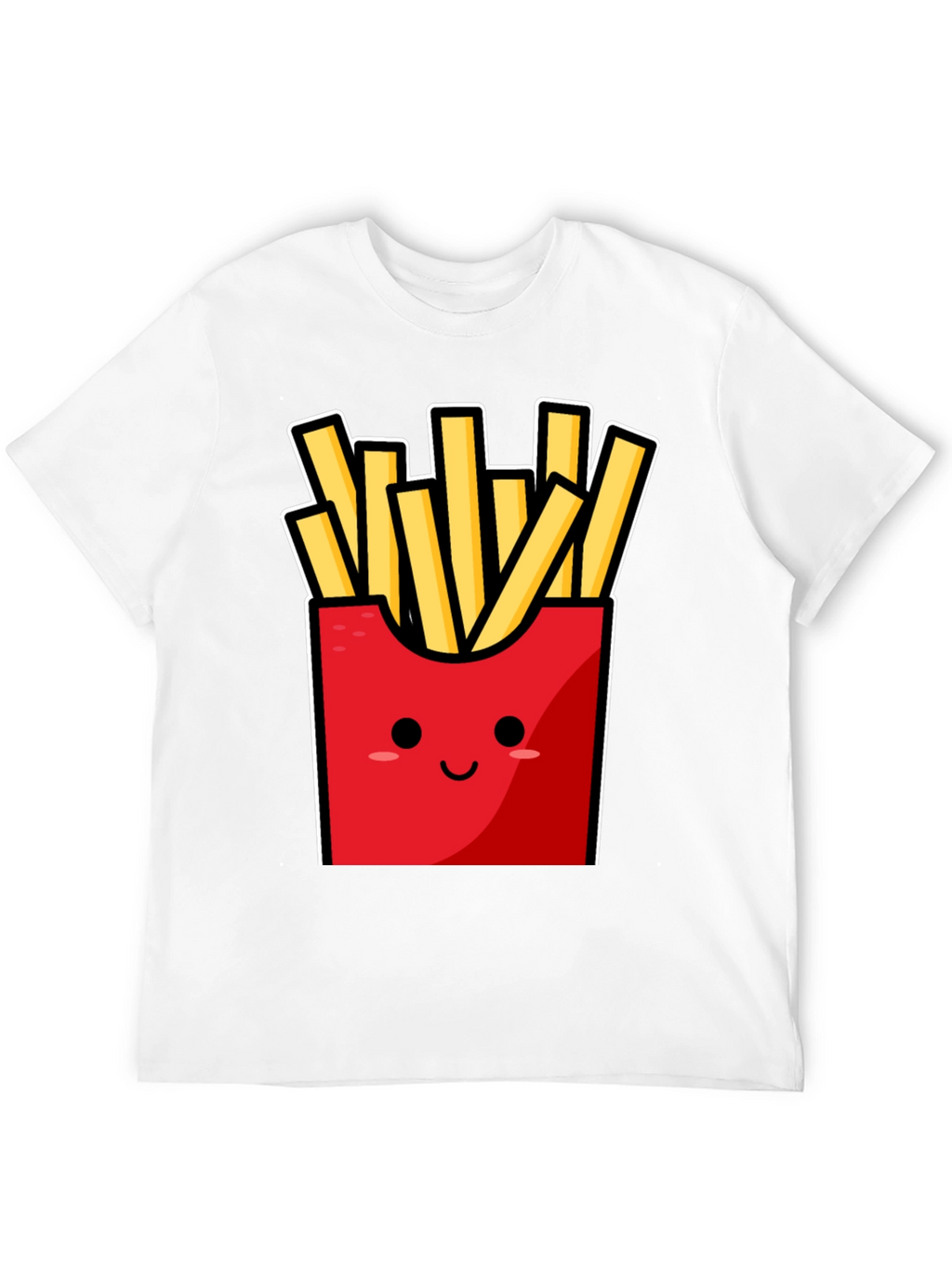Funny Fries T-Shirt - Cute Cartoon Food Graphic Tee