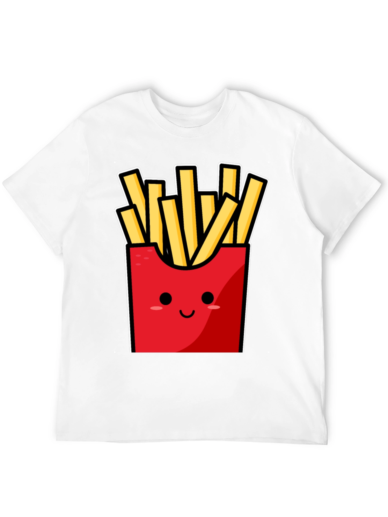 Funny Fries T-Shirt - Cute Cartoon Food Graphic Tee