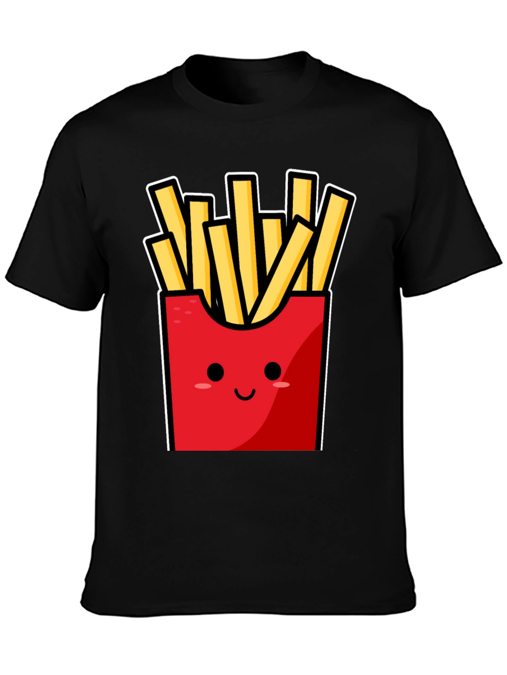 Funny Fries T-Shirt - Cute Cartoon Food Graphic Tee