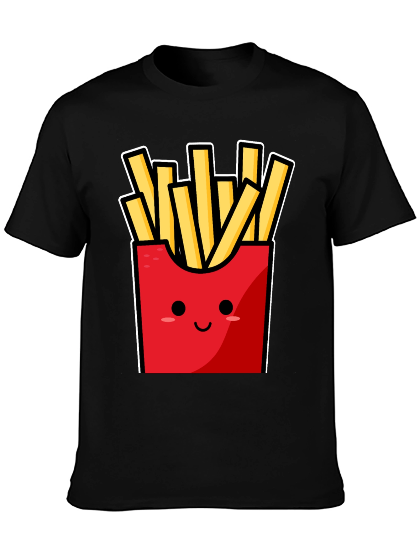 Funny Fries T-Shirt - Cute Cartoon Food Graphic Tee