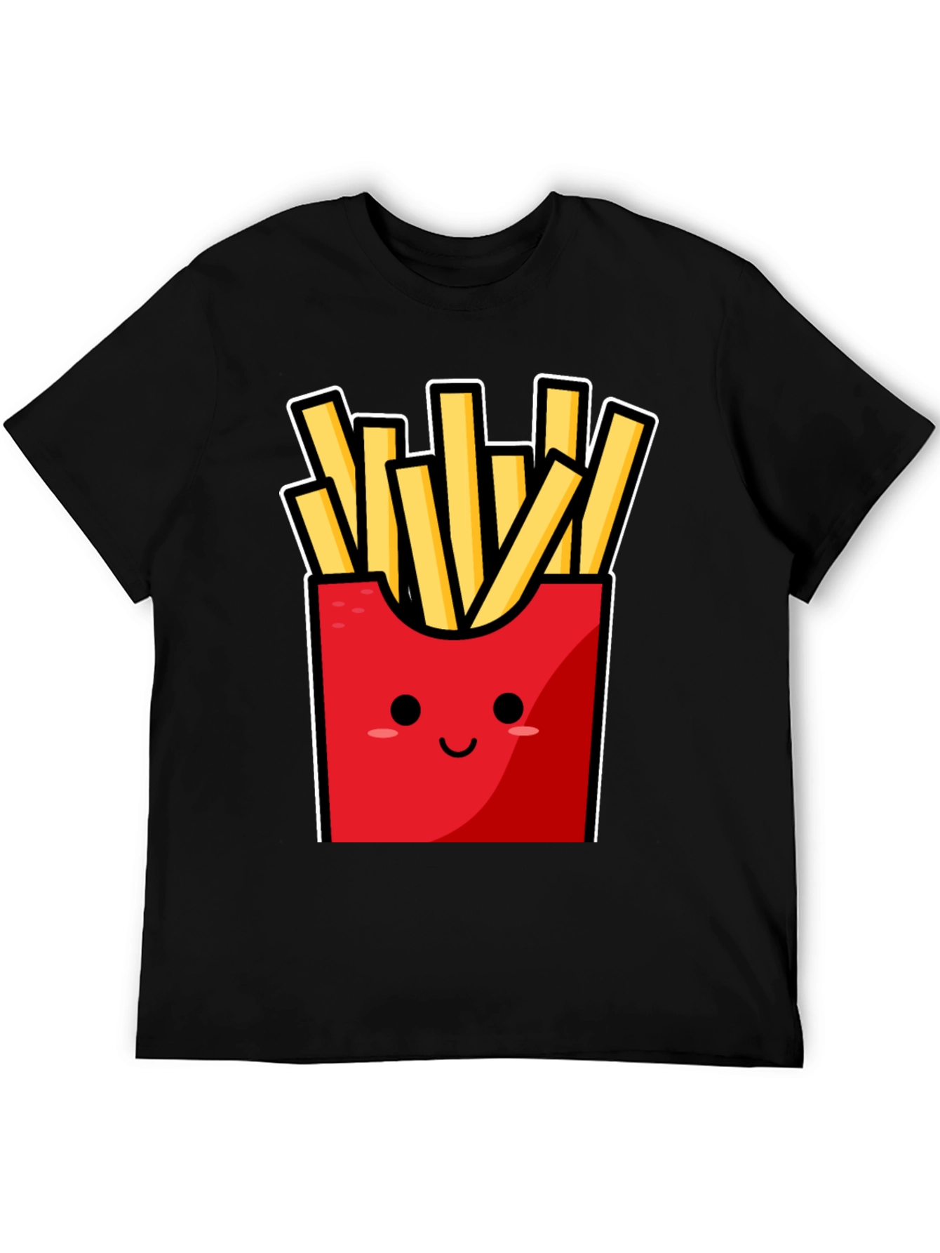 Funny Fries T-Shirt - Cute Cartoon Food Graphic Tee