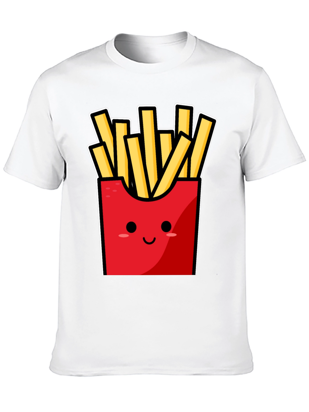 Funny Fries T-Shirt - Cute Cartoon Food Graphic Tee