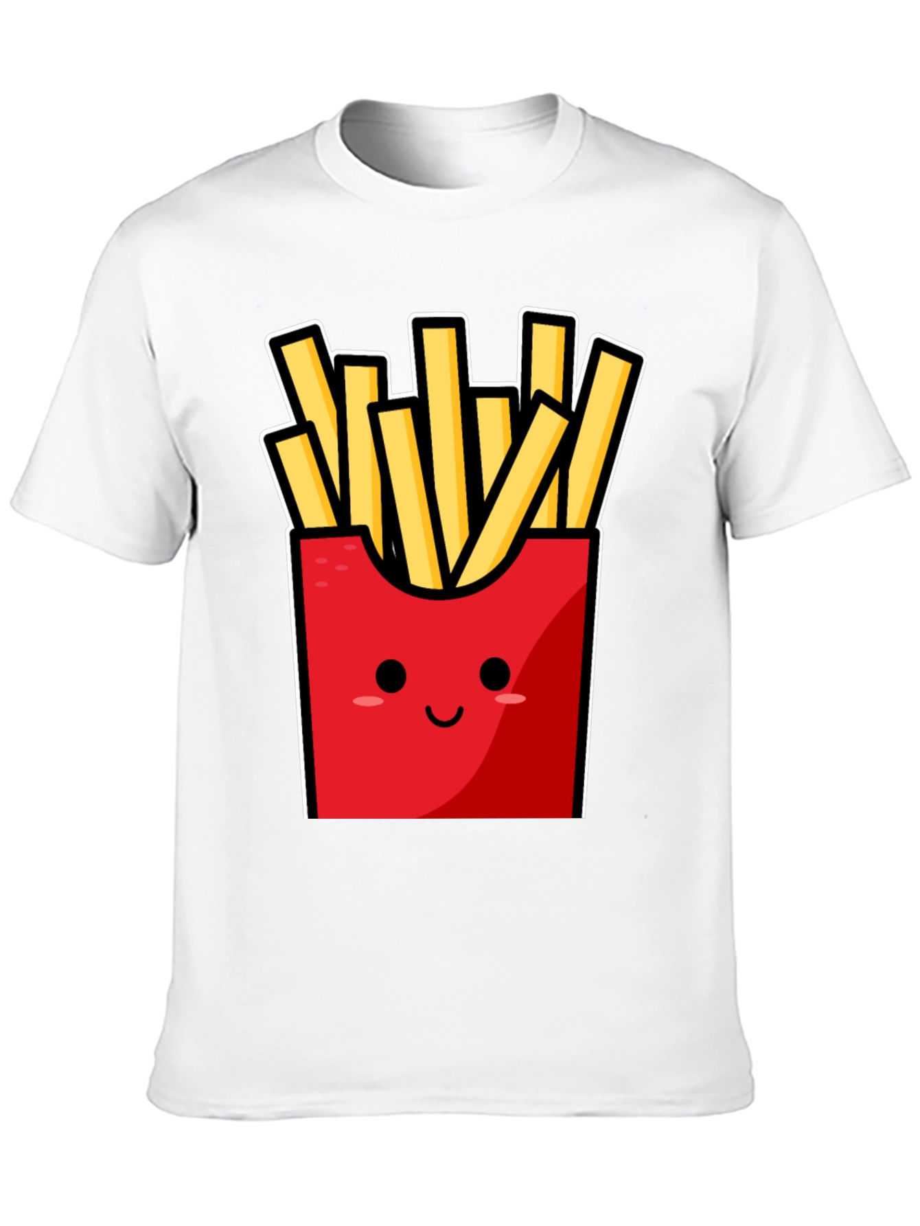Funny Fries T-Shirt - Cute Cartoon Food Graphic Tee