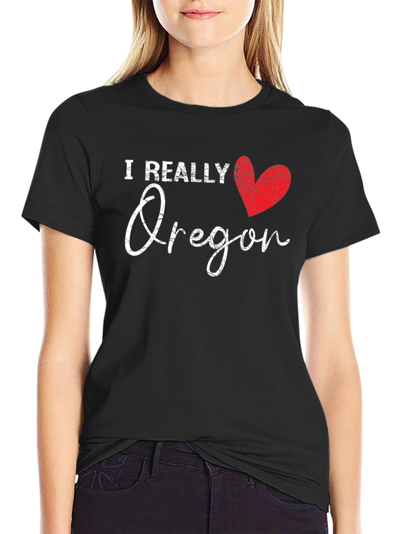 I Really Heart Oregon Graphic T-Shirt