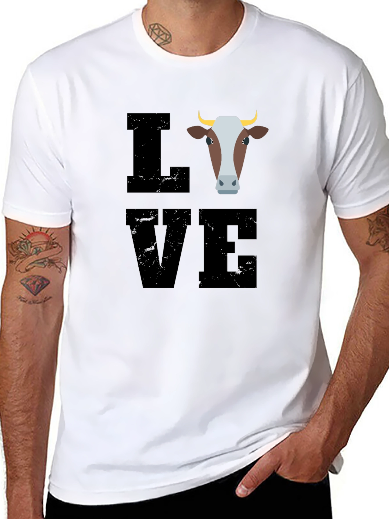 Love Cows Graphic T-Shirt - Unisex