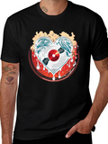 Heart Record Black Graphic Tee