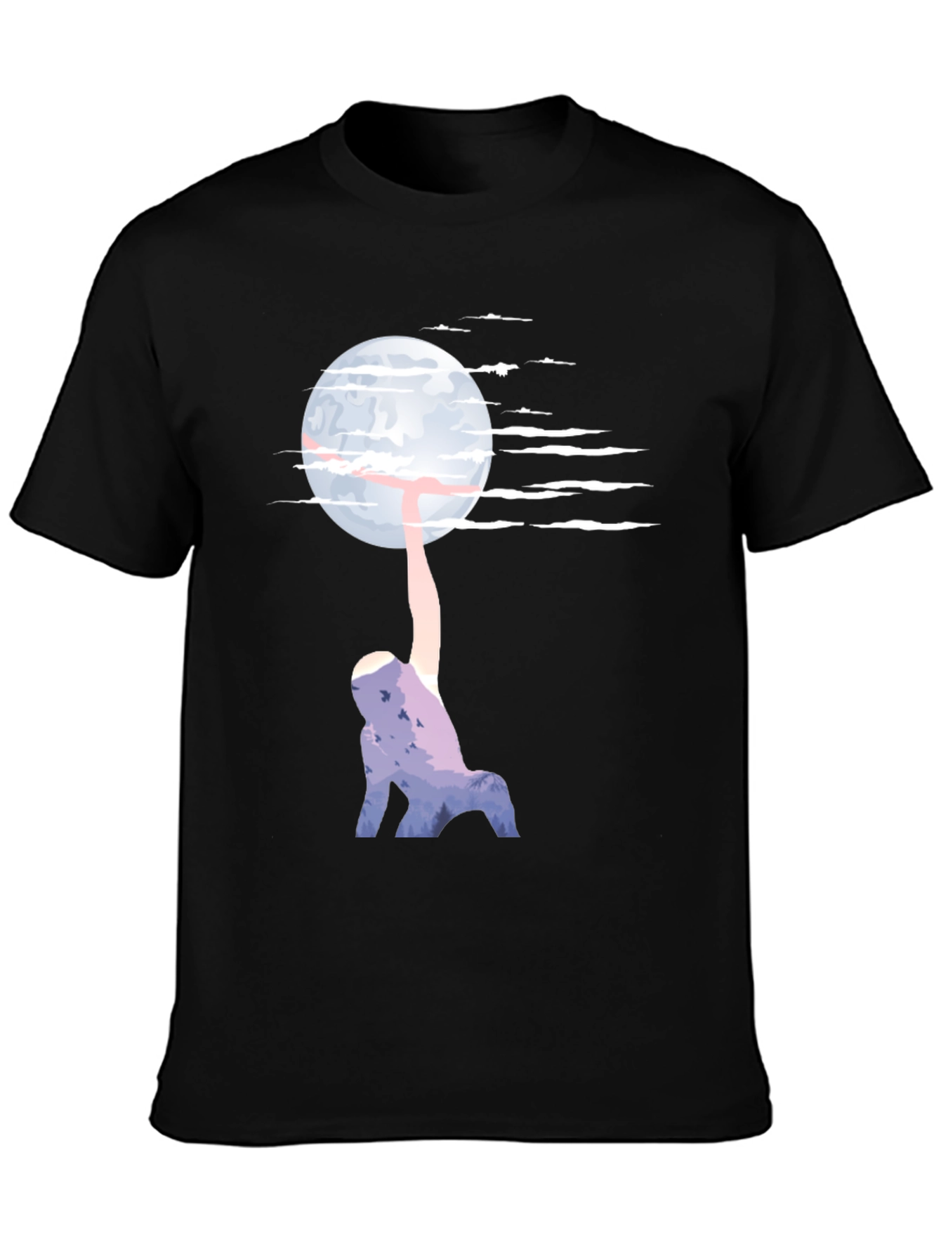 Moonlifting Gorilla Graphic Tee - Black