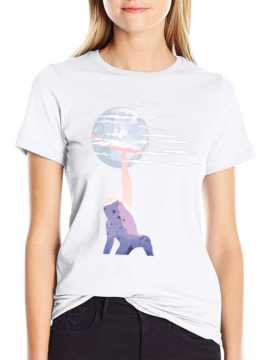 Moonlifting Gorilla Graphic Tee - Black