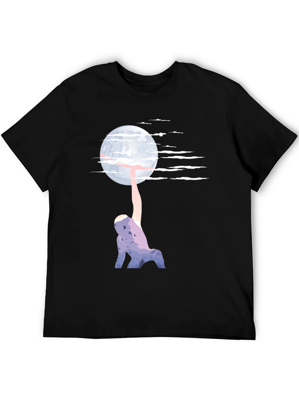 Moonlifting Gorilla Graphic Tee - Black