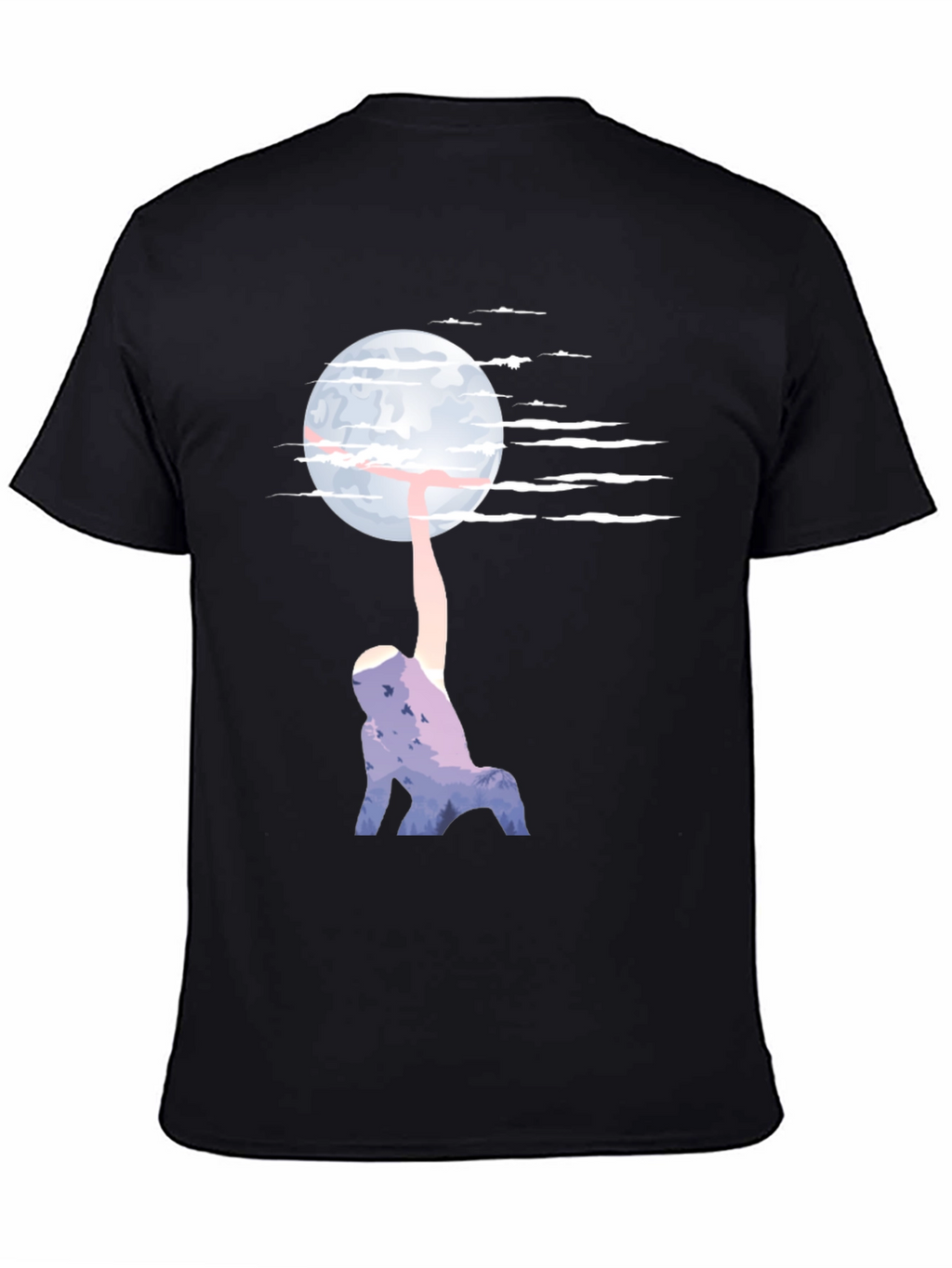 Moonlifting Gorilla Graphic Tee - Black