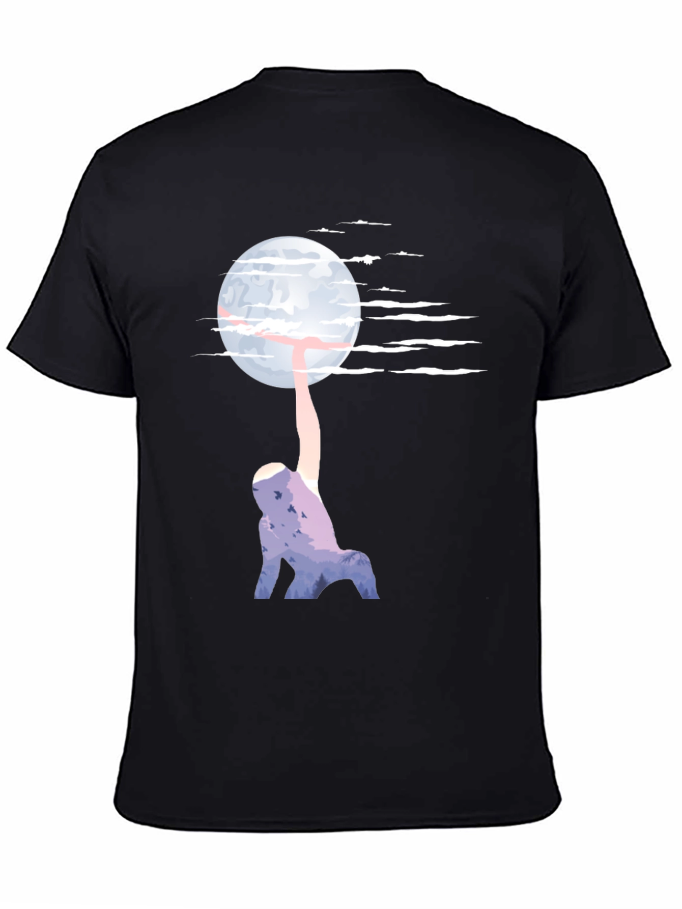 Moonlifting Gorilla Graphic Tee - Black