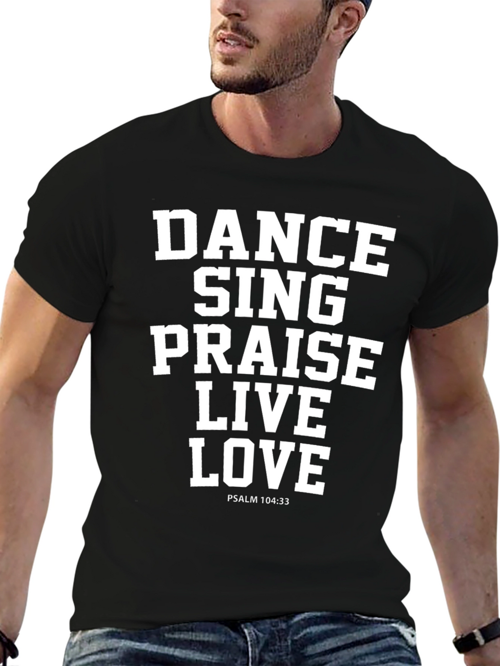 Dance Sing Praise Graphic Tee - Christian Apparel