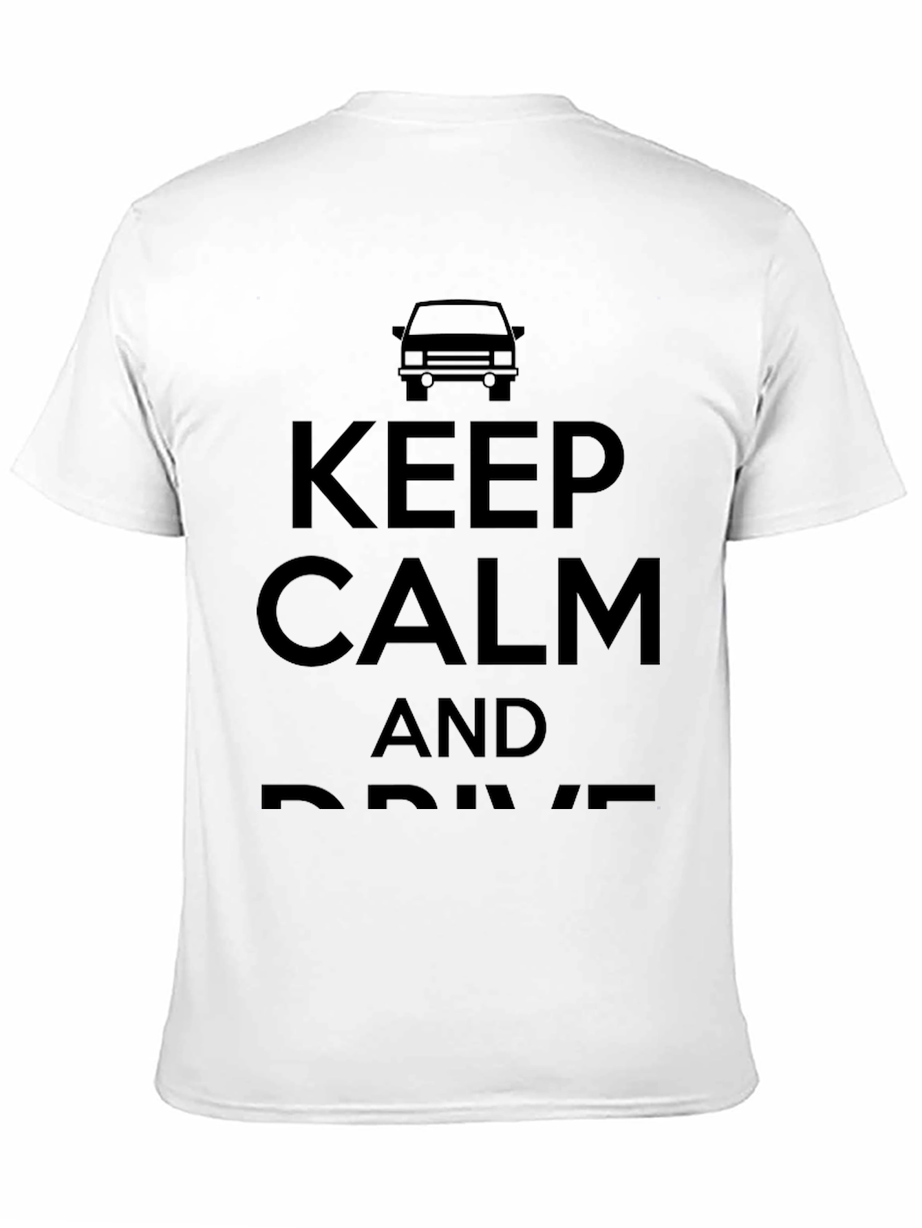 Keep Calm and Drive Black T-Shirt