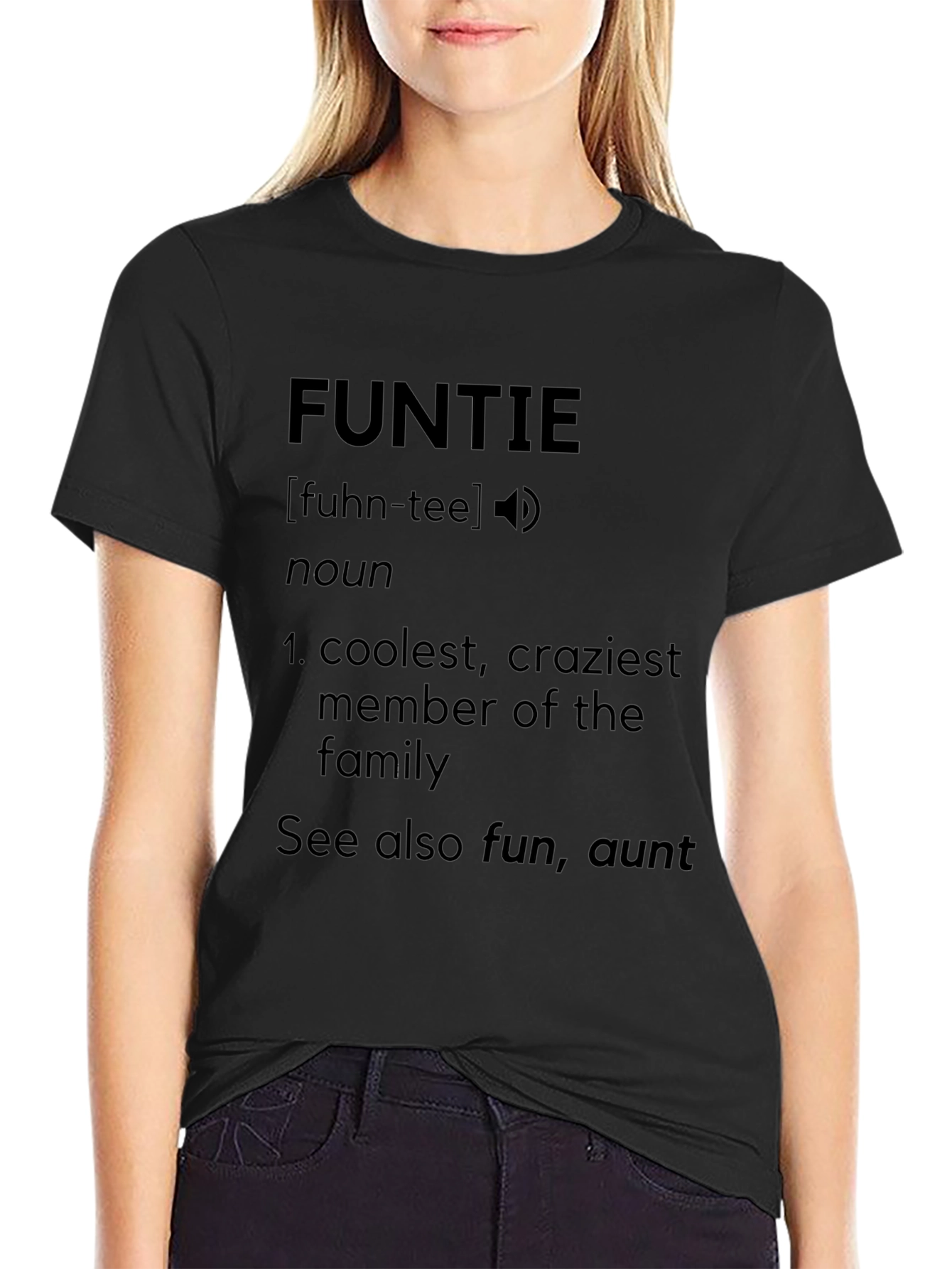 Fun Auntie Definition T-Shirt - Gift for Cool Aunts