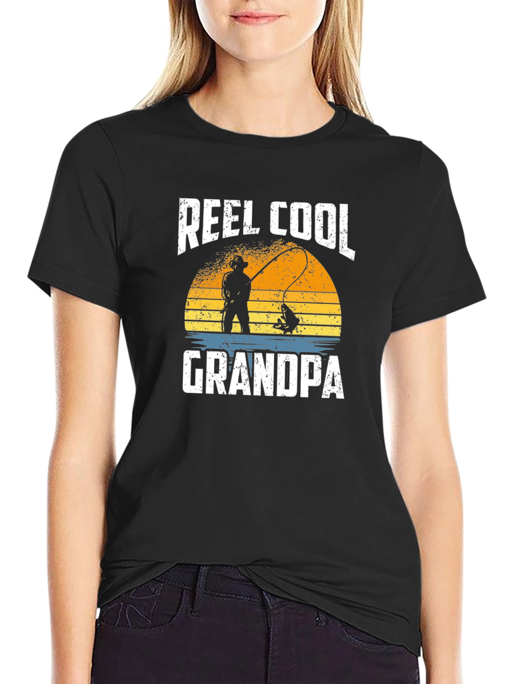 Reel Cool Grandpa Fishing T-Shirt