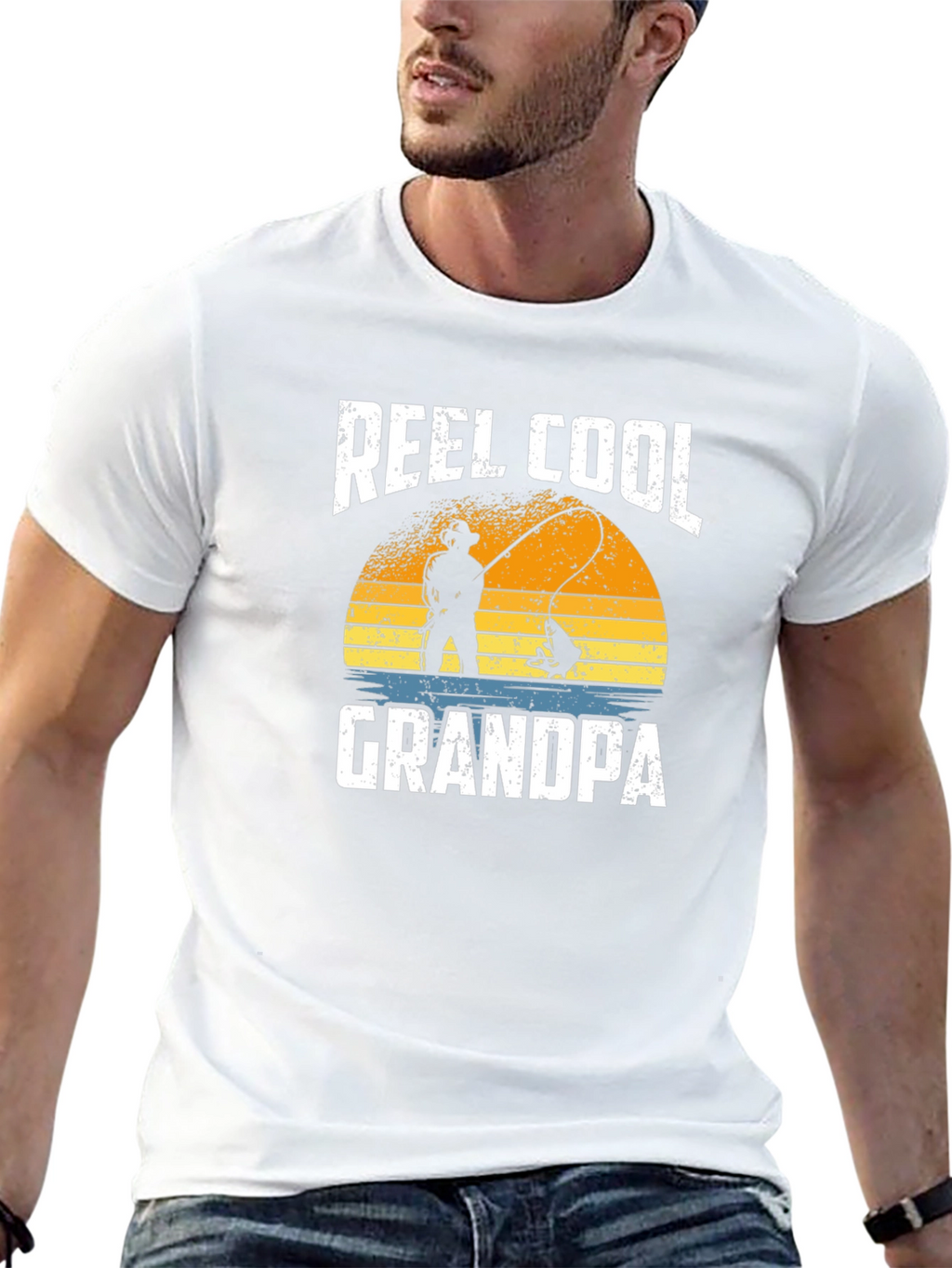 Reel Cool Grandpa Fishing T-Shirt