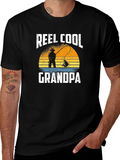 Reel Cool Grandpa Fishing T-Shirt