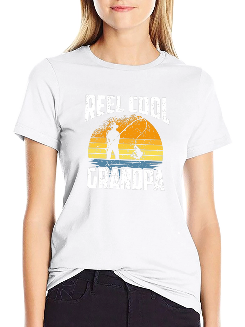 Reel Cool Grandpa Fishing T-Shirt