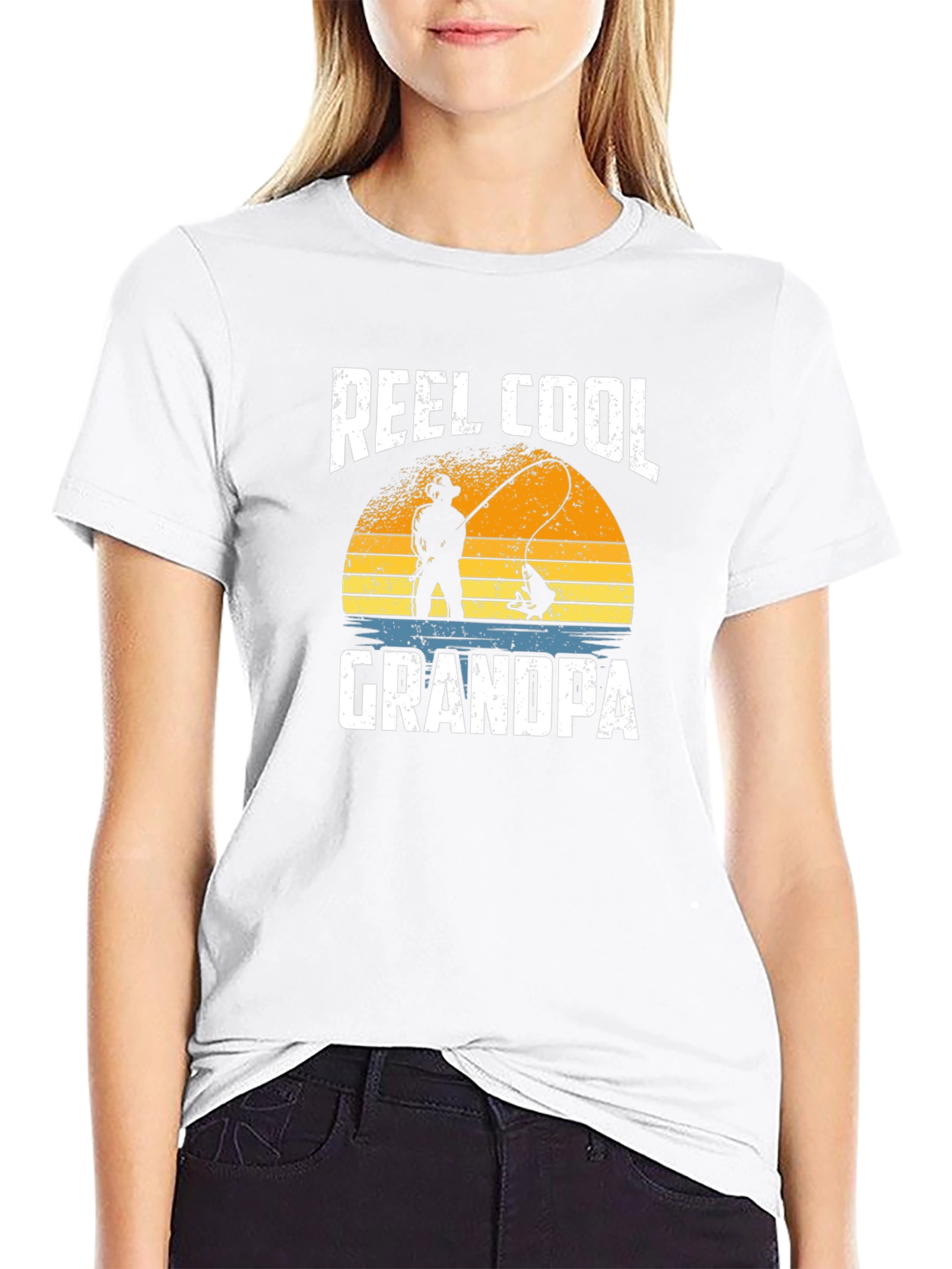 Reel Cool Grandpa Fishing T-Shirt
