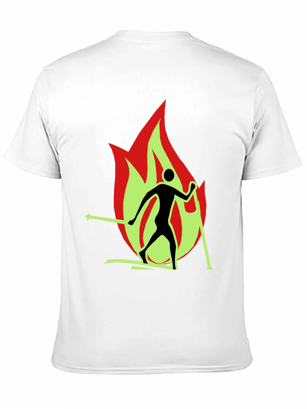 Flame Skiing T-Shirt