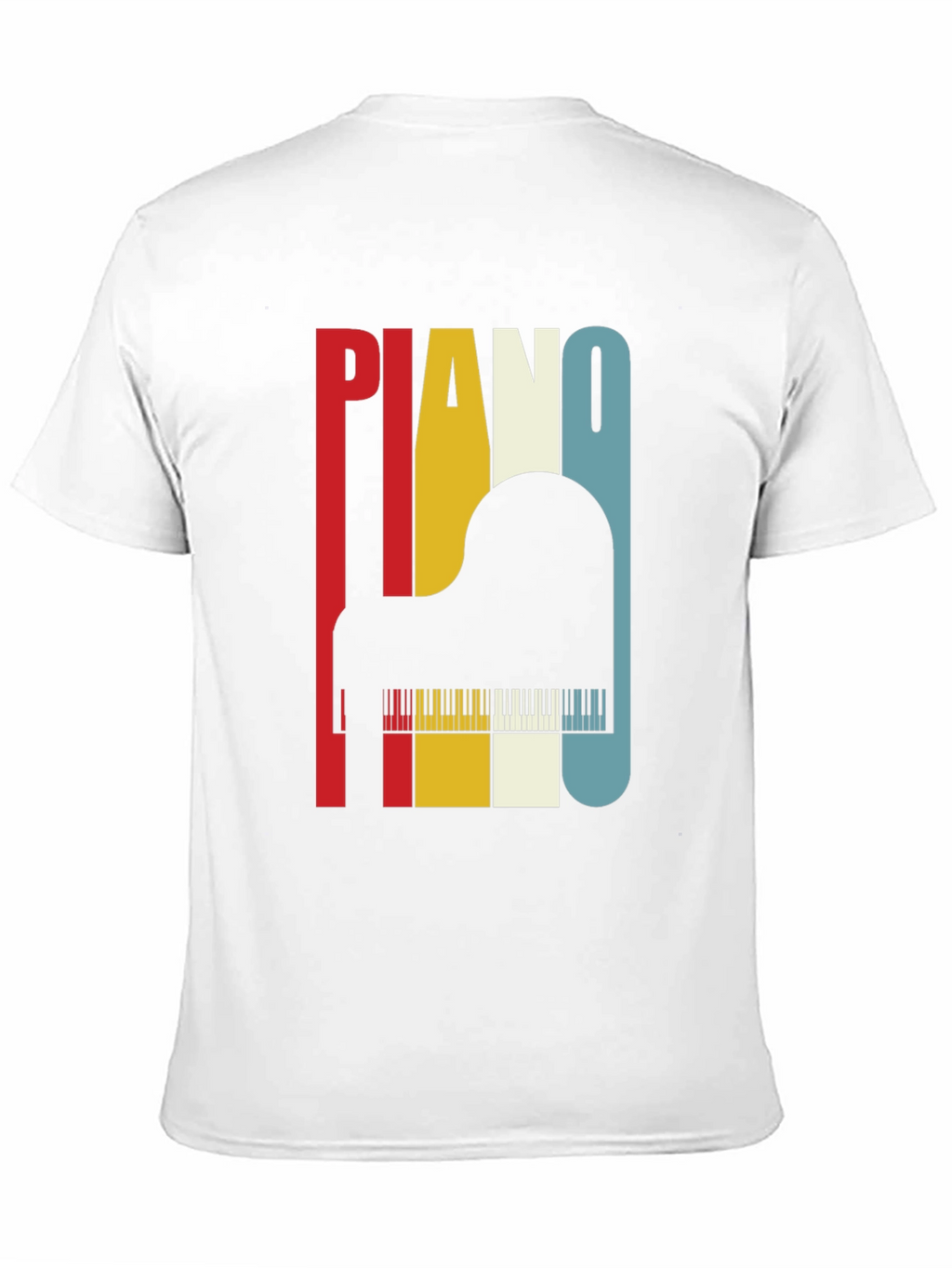 Retro Piano T-Shirt - Musical Instrument Tee