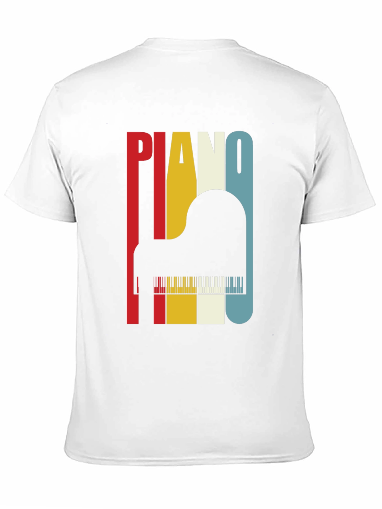 Retro Piano T-Shirt - Musical Instrument Tee