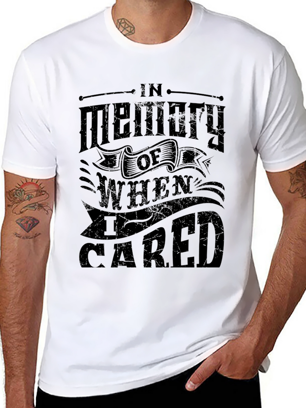In Memory Of When I Cared Graphic T-Shirt