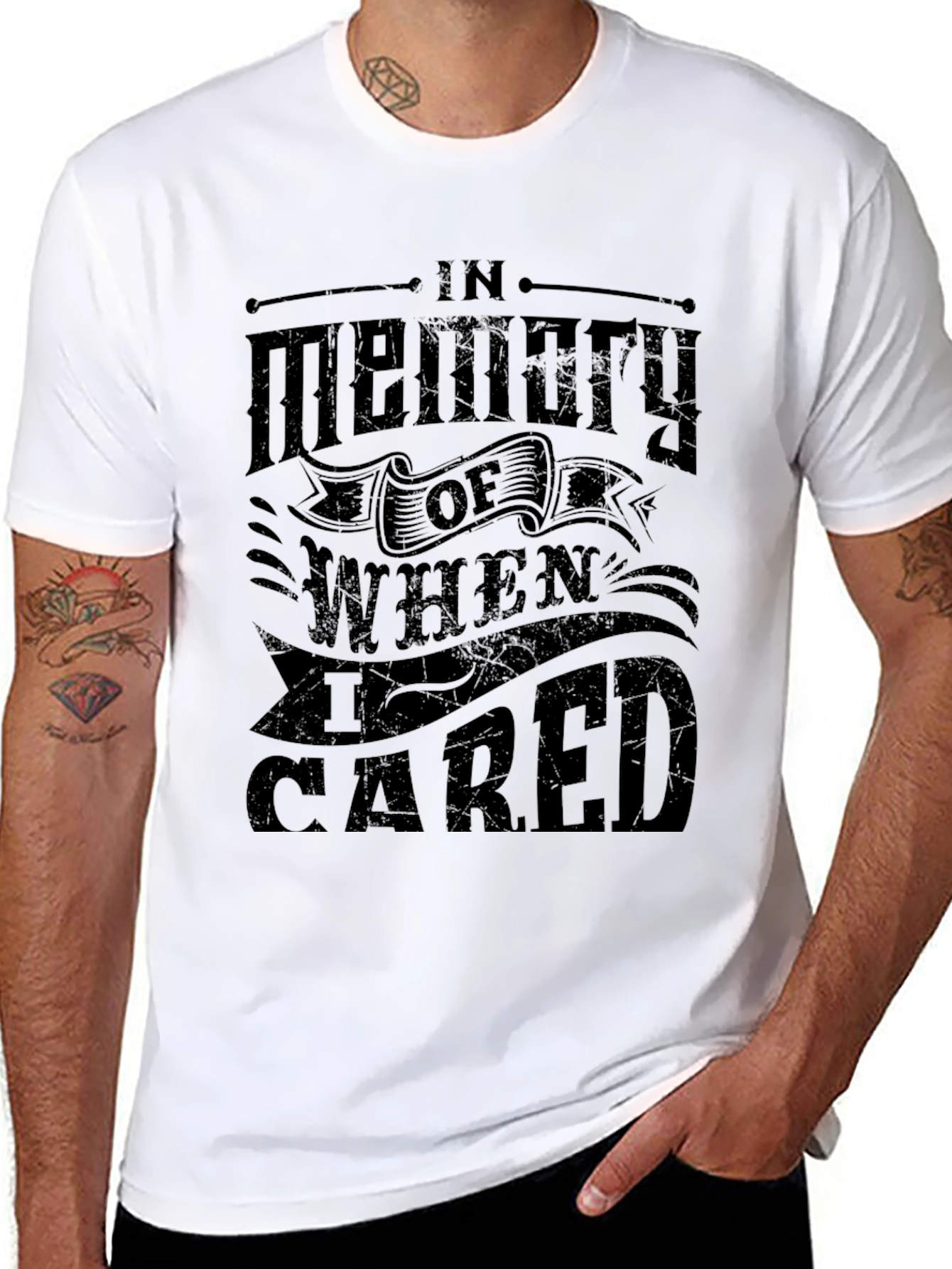 In Memory Of When I Cared Graphic T-Shirt