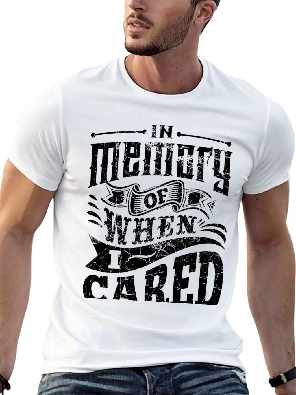 In Memory Of When I Cared Graphic T-Shirt