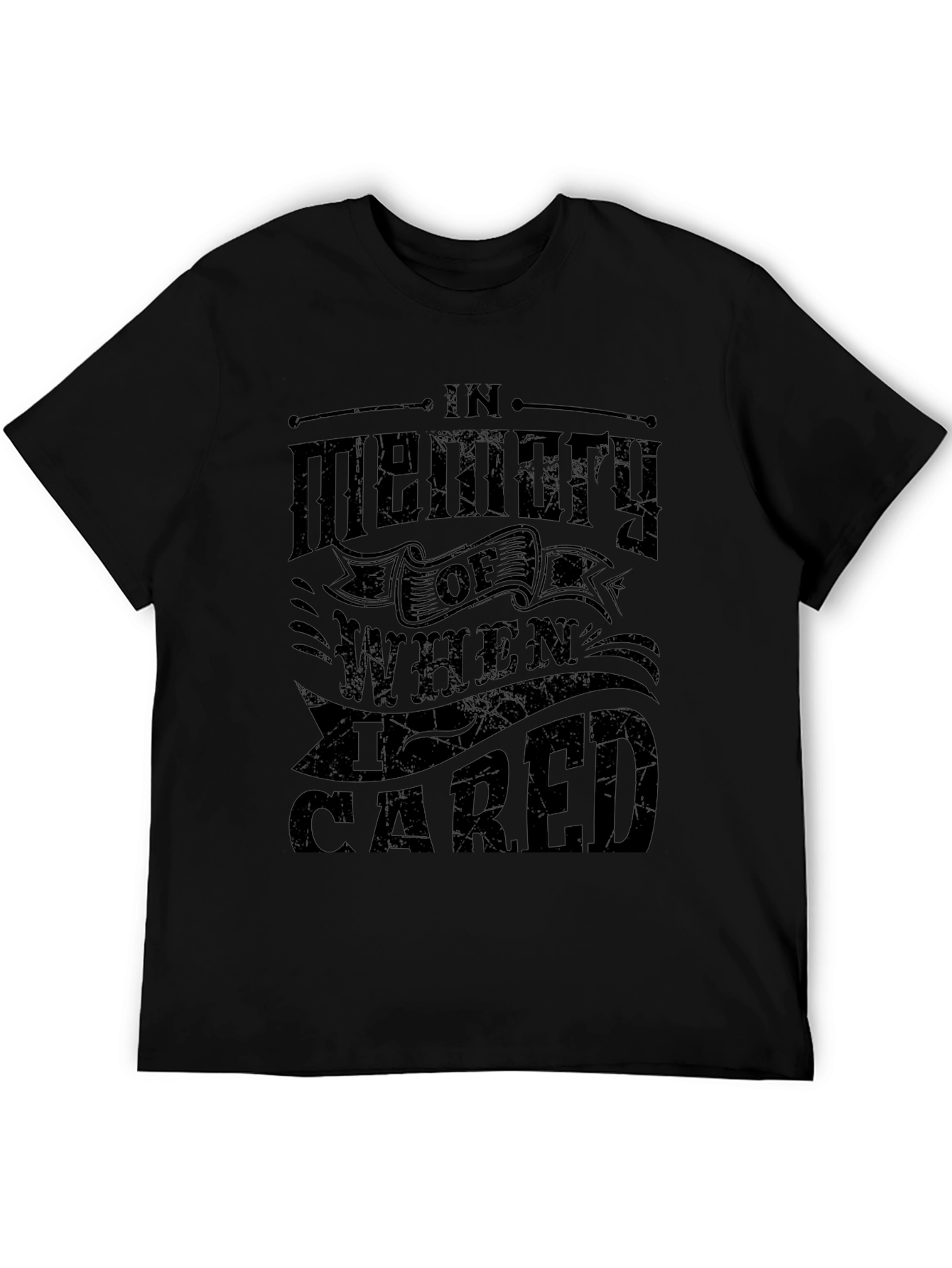 In Memory Of When I Cared Graphic T-Shirt