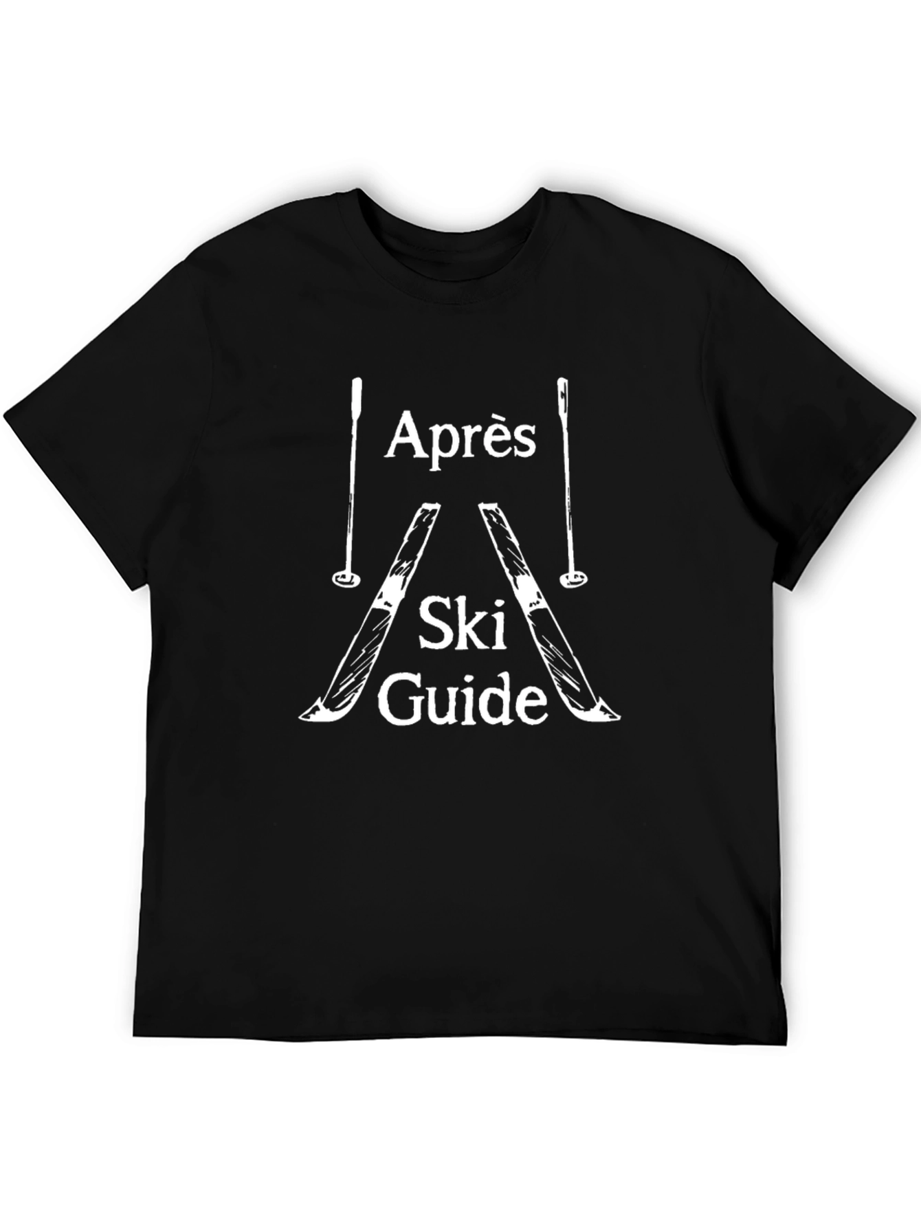 Après Ski Guide Graphic T-Shirt - Black