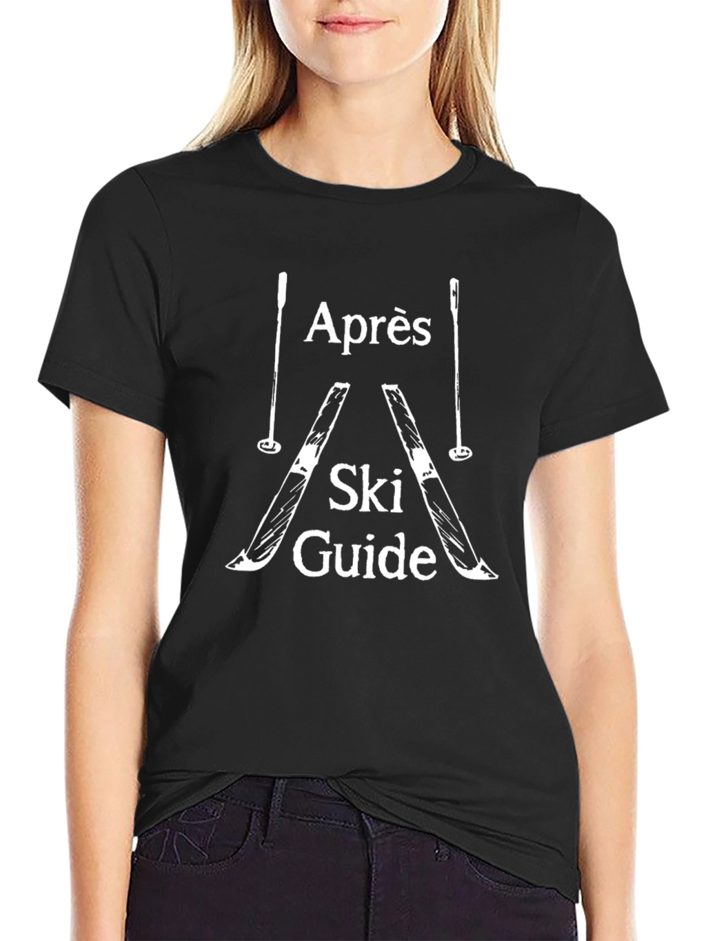 Après Ski Guide Graphic T-Shirt - Black