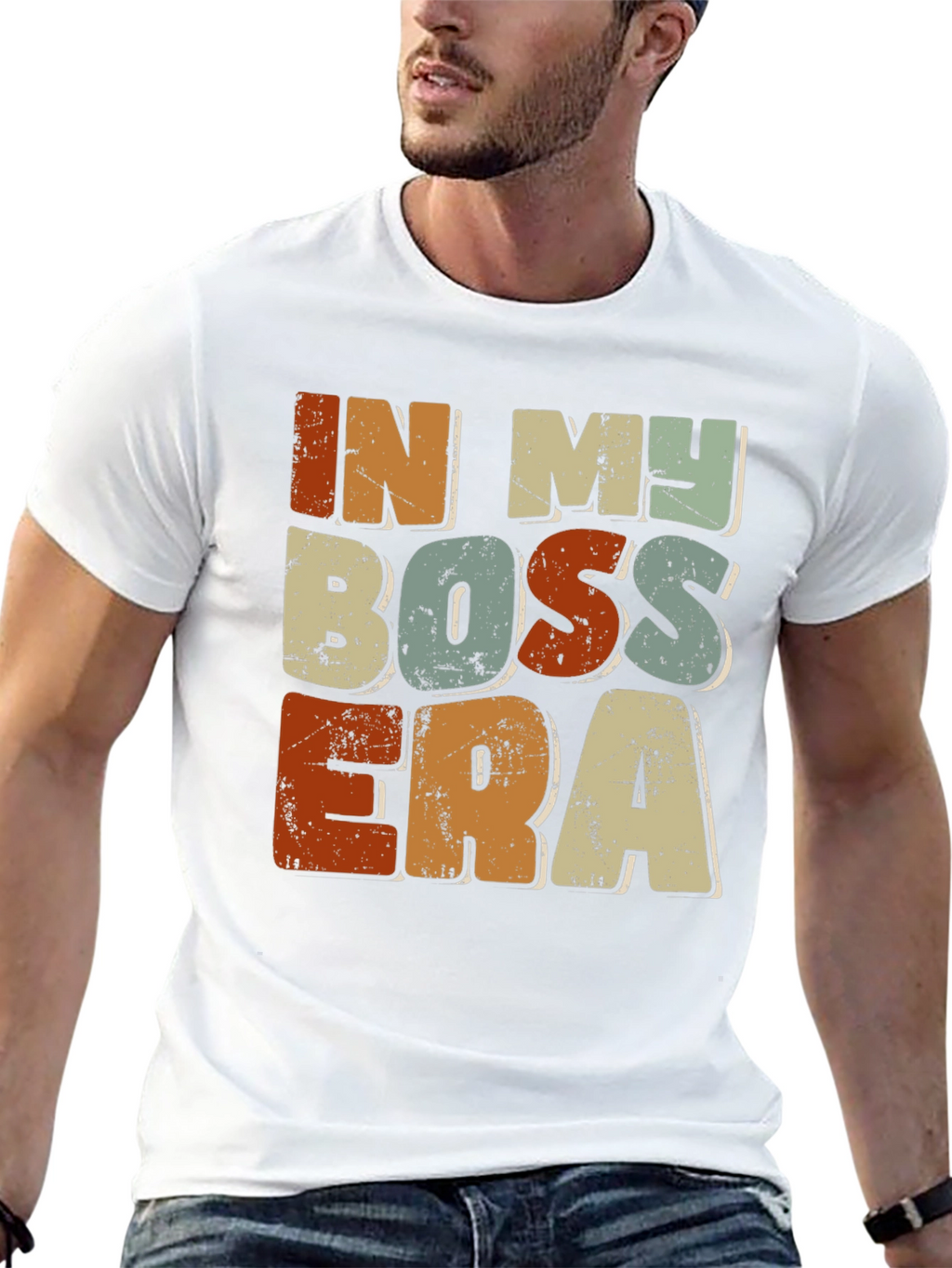 In My Boss Era Retro Graphic Tee