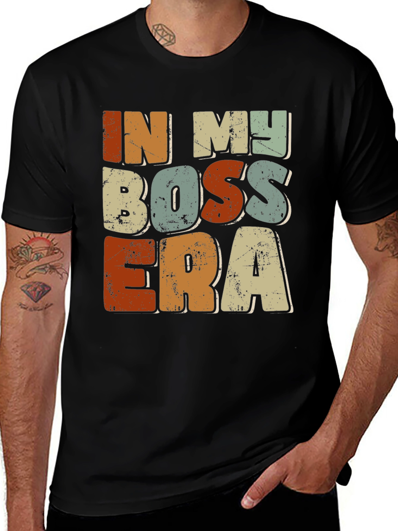 In My Boss Era Retro Graphic Tee