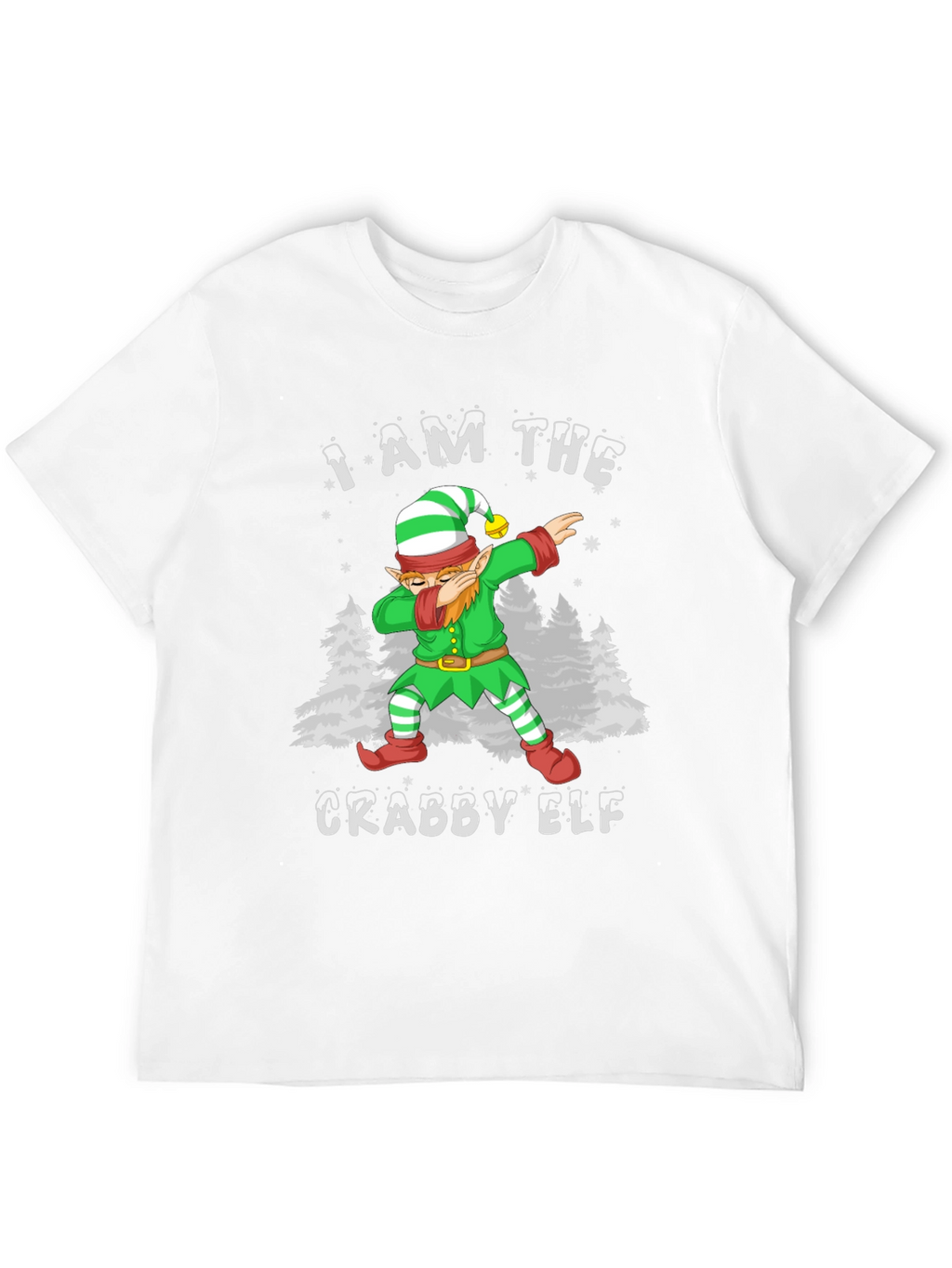Crabby Elf Dabbing Graphic Tee