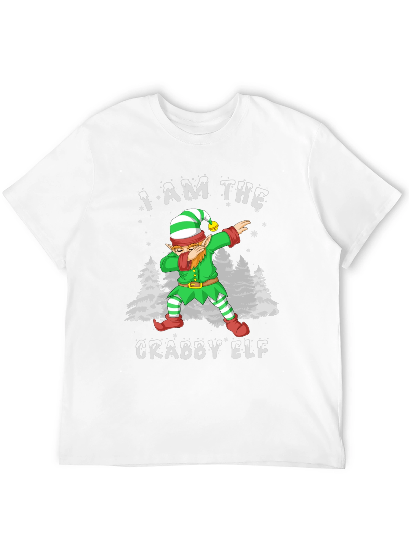 Crabby Elf Dabbing Graphic Tee