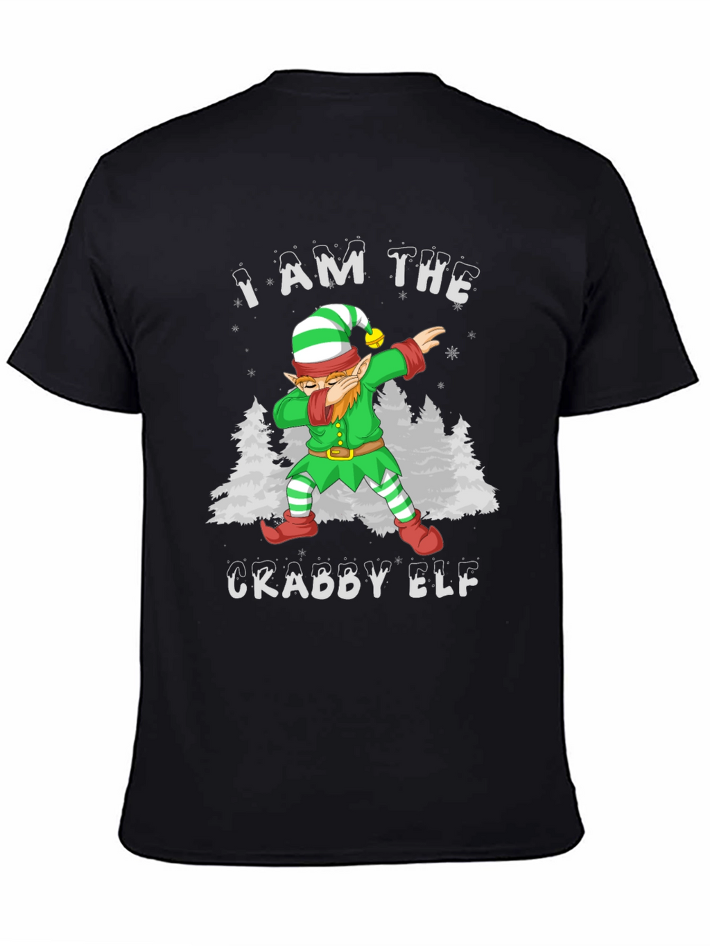 Crabby Elf Dabbing Graphic Tee